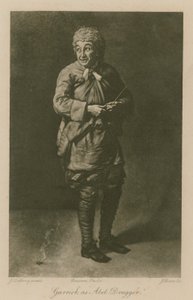 David Garrick als Abel Drugger von English School