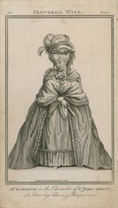 David Garrick in der Rolle von Sir John Brute von English School