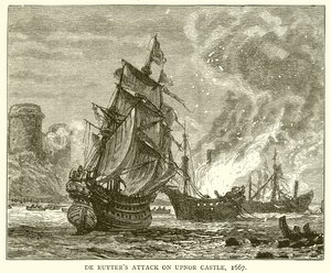 De Ruyters Angriff auf Upnor Castle, 1667