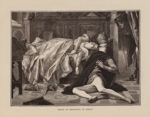 Tod von Francesca De Rimini (Gravur)