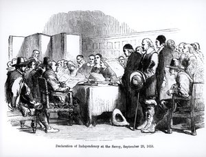 Erklärung der Unabhängigkeit im Savoy, 29. September 1658 von English School