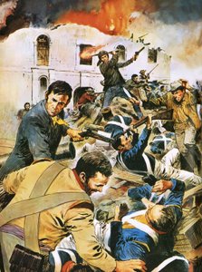 Verteidigung des Alamo von English School