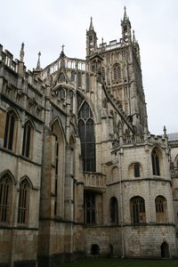 Das Ostende der Kathedrale von Nordosten gesehen darstellend von English School