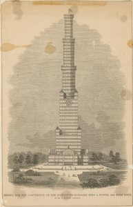 Entwurf von Charles Burton für die Umwandlung des Crystal Palace von English School