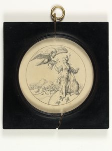 Entwurf für eine Medaille zur Erinnerung an die Schlacht von Blenheim