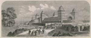 Entwurf des Palastes des Volkes von English School