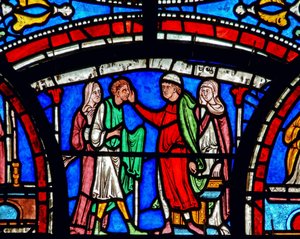 Detail aus dem Wunderfenster von English School