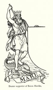 Dexter Unterstützer von Baron Hawke (Gravur) von English School