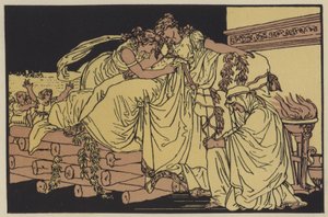 Dido auf dem Scheiterhaufen von English School