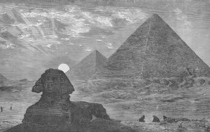 Fernsicht auf die Pyramiden