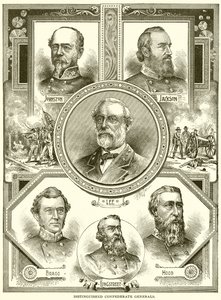 Berühmte Generäle der Konföderation von English School