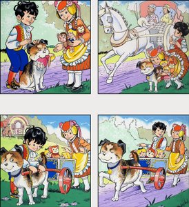 Hund und Karren von English School