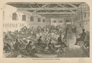 Schlafsaal im Coldbath Fields Gefängnis von English School
