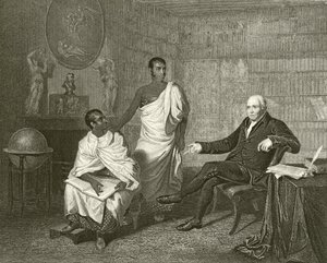 Dr. Adam Clarke und die Priester von Buddha von English School