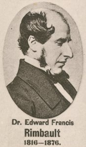Dr Edward Francis Rimbault (Gravur) von English School