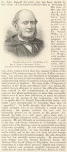 Dr. J. Russell Reynolds, FRS, der neue Präsident des College of Physicians
