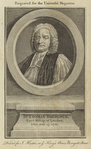 Dr. Thomas Sherlock, Lordbischof von London von English School