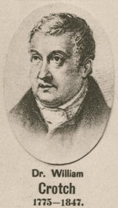 Dr William Crotch (Gravur) von English School