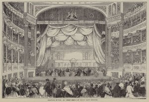 Zeichnung der Art Union Preise, Drury Lane Theatre, London von English School