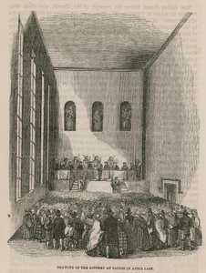 Ziehung der Lotterie in Neapel im letzten April von English School