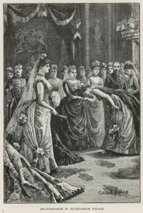 Salon des Buckingham-Palasts von English School