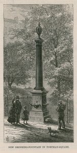 Trinkbrunnen auf dem Portman Square von English School