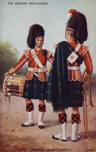 Trommler und Musiker der Gordon Highlanders von English School