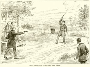 Duell zwischen Randolph und Clay von English School