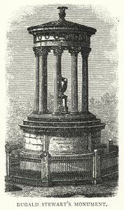 Dugald Stewarts Denkmal (Stich) von English School