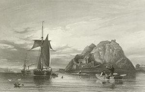 Dumbarton Castle von English School