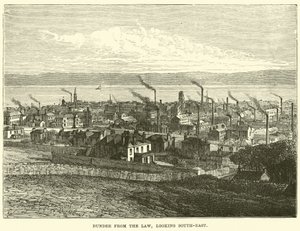 Dundee vom Law, Blick nach Südosten von English School