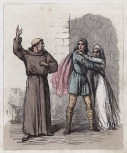 Dunstan tadelt Edwy und Elgiva von English School
