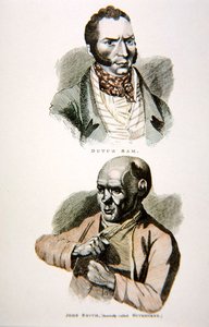Dutch Sam und John Smith, aus einem Druck veröffentlicht 1812 von English School