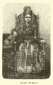 Dyak-Frau von English School