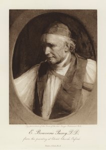 E. Bouverie Pusey, DD (Lithografie) von English School
