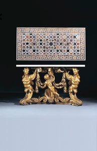 Früher George II Beistelltisch, entworfen von Richard Boyle und William Kent