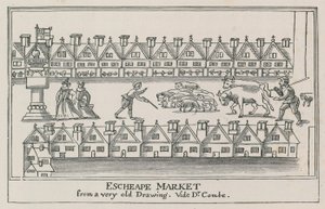 Eastcheap, um 1598 von English School
