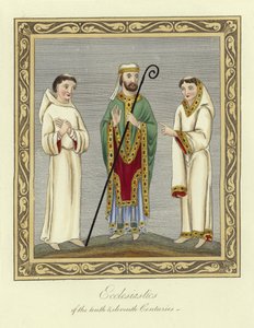 Kirchliche Würdenträger des 10. und 11. Jahrhunderts von English School
