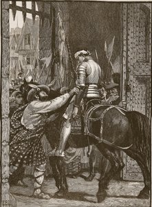 Edinburgh nach Flodden, Illustration aus Cassells Illustrierter Geschichte Englands von English School