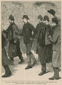 Edward Payson Westons Mäßigkeitsmarsch von 5.000 Meilen in 100 Tagen von English School