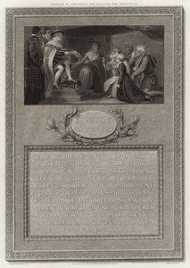 Eduard VI gewährt die Charta für Krankenhäuser von English School