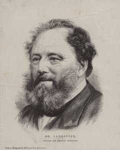 Edwin Lankester, englischer Chirurg und Naturforscher und Gerichtsmediziner für Zentral-Middlesex von English School
