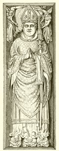 Abbild von William of Wykeham auf seinem Grab in der Kathedrale von Winchester