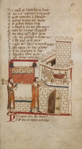 König Johanns Leichnam wurde zur Beerdigung in die Kathedrale von Worcester gebracht, Illustration aus 