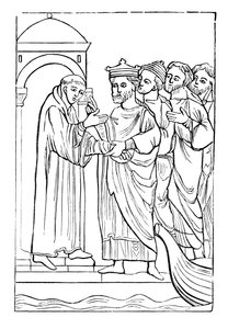 Egfrid, König von Northumberland, aus 