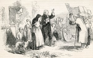 Vertreibung der Nonkonformisten am St. Bartholomäustag, 19. Jahrhundert von English School