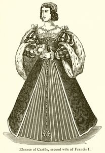 Eleanor von Kastilien, zweite Ehefrau von Franz I. von English School