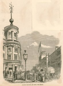 Elektrische Zeitkugel und Uhr, West Strand, London