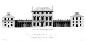 Erhebung des Hauses des Rt. Honorable Earl of Chesterfield von English School