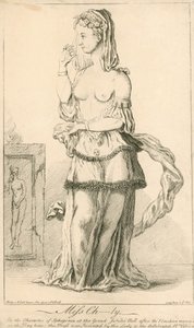 Elizabeth Chudleigh, in der Rolle der Iphigenie beim Grand Jubilee Ball von English School
